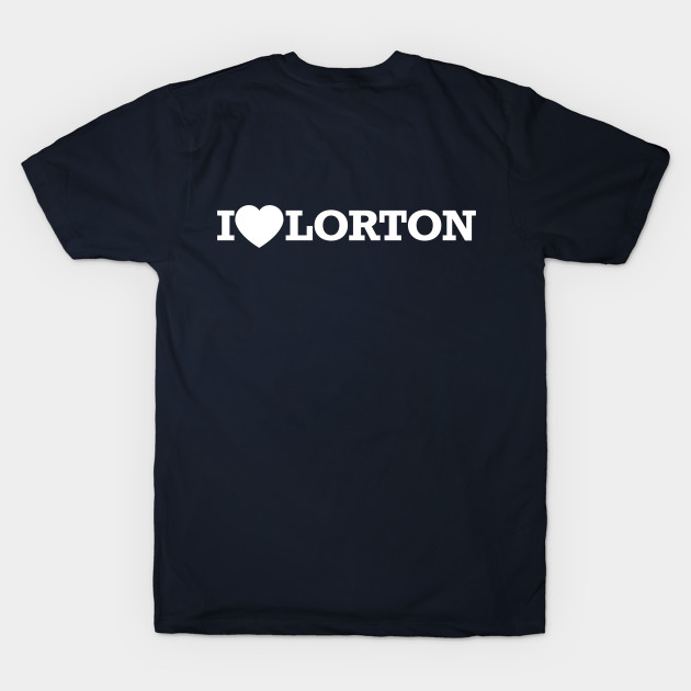 I Love Lorton - White by Swift Art